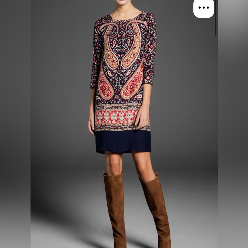 Massimo Dutti Boho 3/4 Sleeve Dress size 4